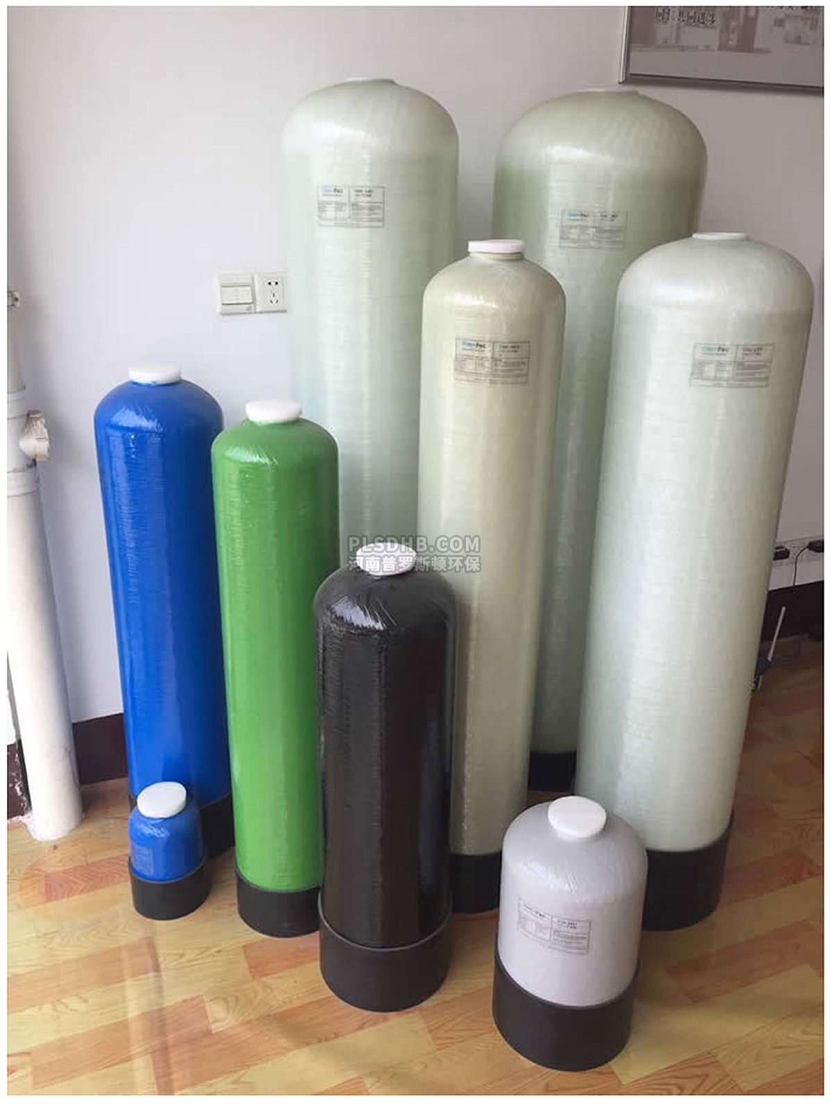 通海彩色FRP玻璃钢过滤罐软水机配件